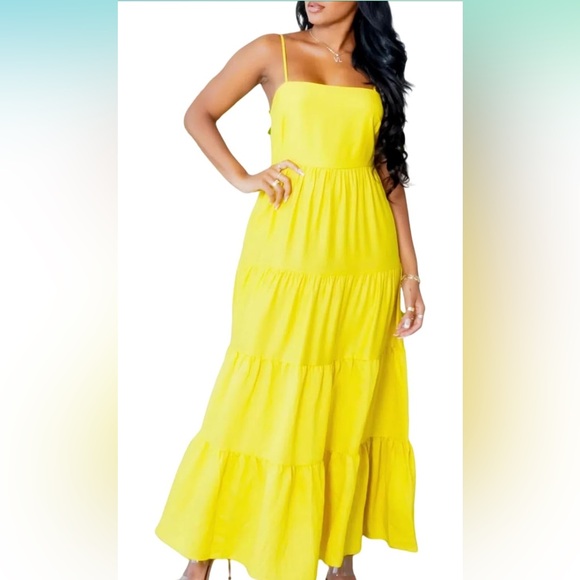 The Drop Dresses & Skirts - Vibrant Yellow Maxi dress